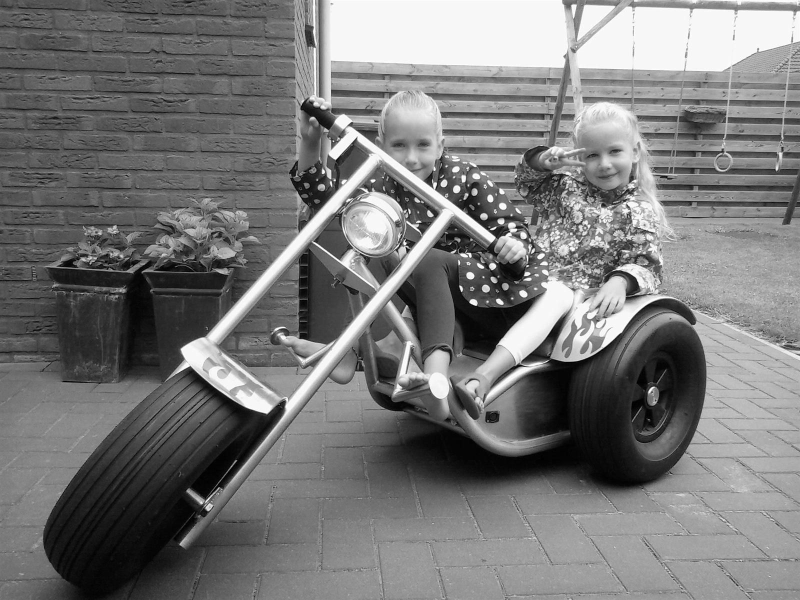 Elektrische trike in RVS
